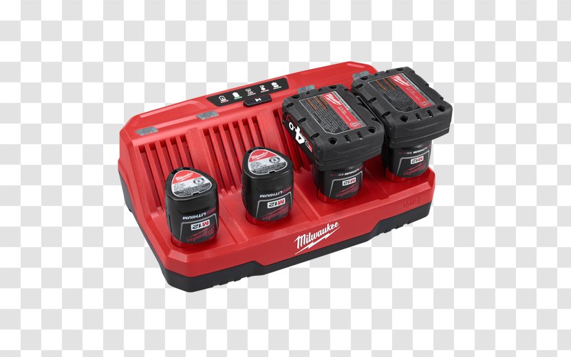 Battery Charger Milwaukee M12 2-Tool Combo Kit 2497-22 Electric Lithium-ion Pack - Volt Transparent PNG