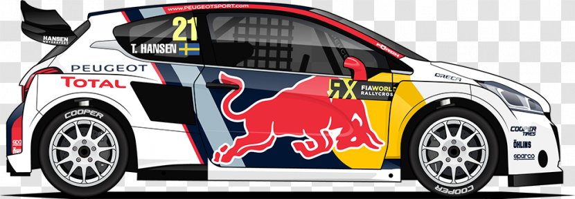 World Rally Championship Car Peugeot 208 FIA Rallycross - Motor Vehicle Transparent PNG