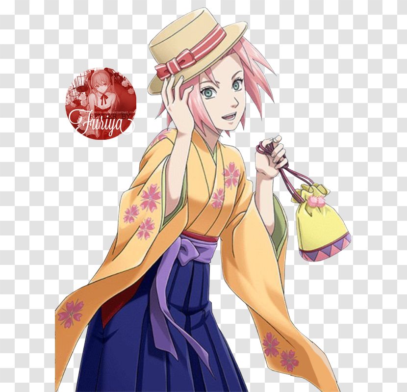 Sakura Haruno Naruto Uzumaki Sasuke Uchiha Sarada Itachi - Watercolor - School Uniform Transparent PNG