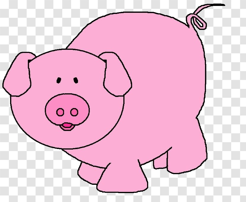 Clip Art Openclipart Free Content Image Co Pig - Domestic Transparent PNG