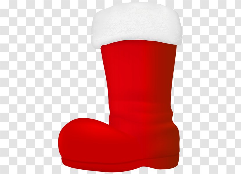 Santa Claus Shoe Boot Clip Art - Fur Transparent PNG