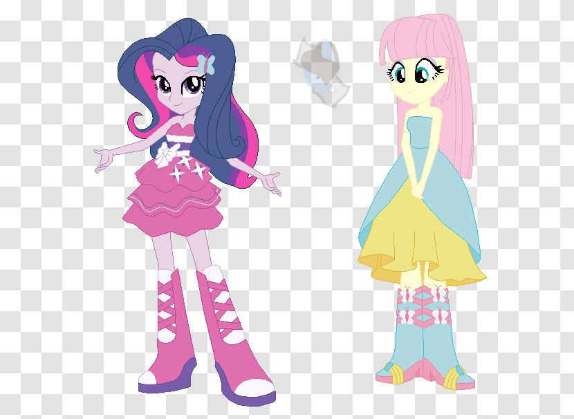 Pony Rainbow Dash Twilight Sparkle Applejack Pinkie Pie - Fictional Character - Mane 6 Equestria Girls Rocks Dolls Transparent PNG