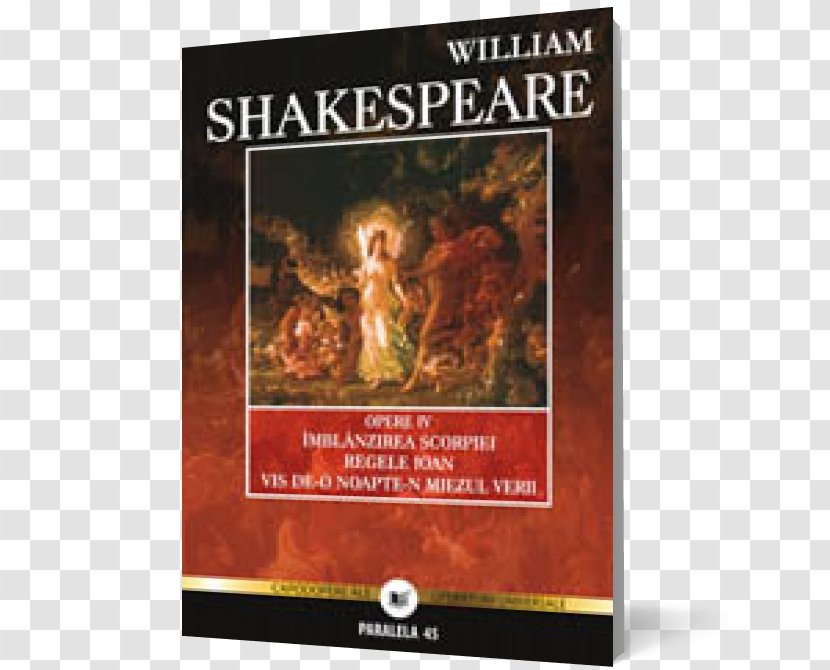 The Taming Of Shrew Poet King John Writer Book - Romania - William Shakespeare Transparent PNG