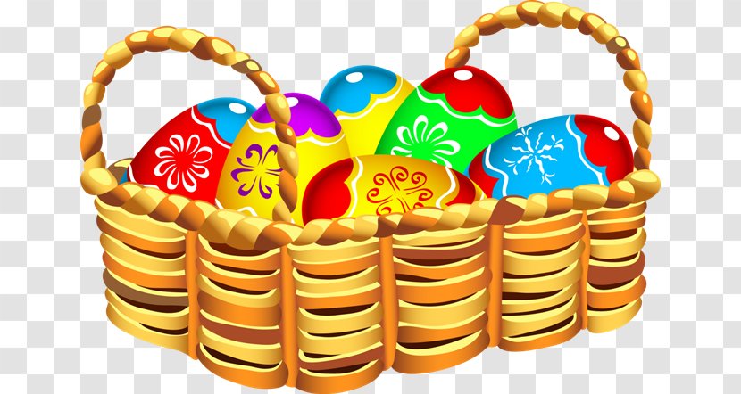 Easter Bunny Basket Egg Clip Art Transparent PNG