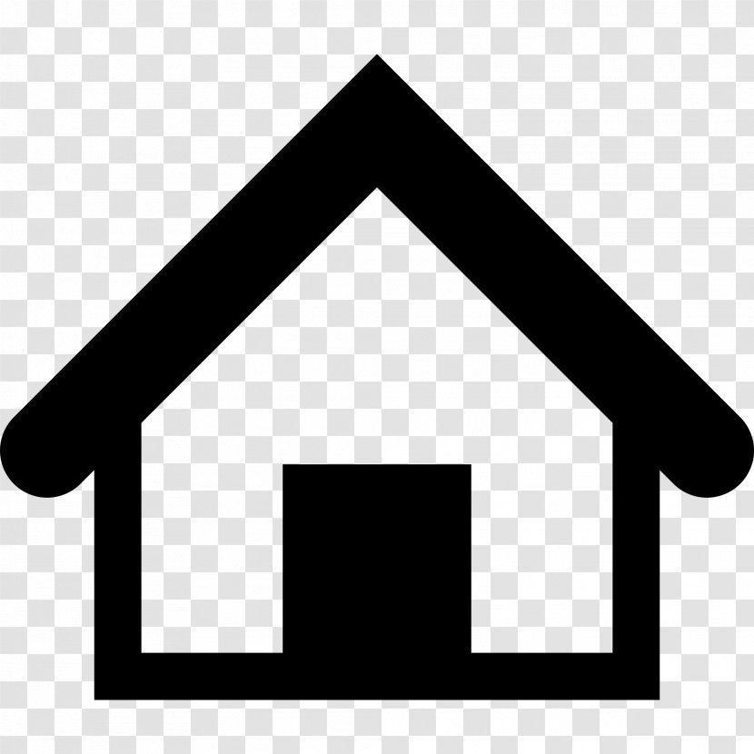 House - Black And White - Home Icon Transparent PNG