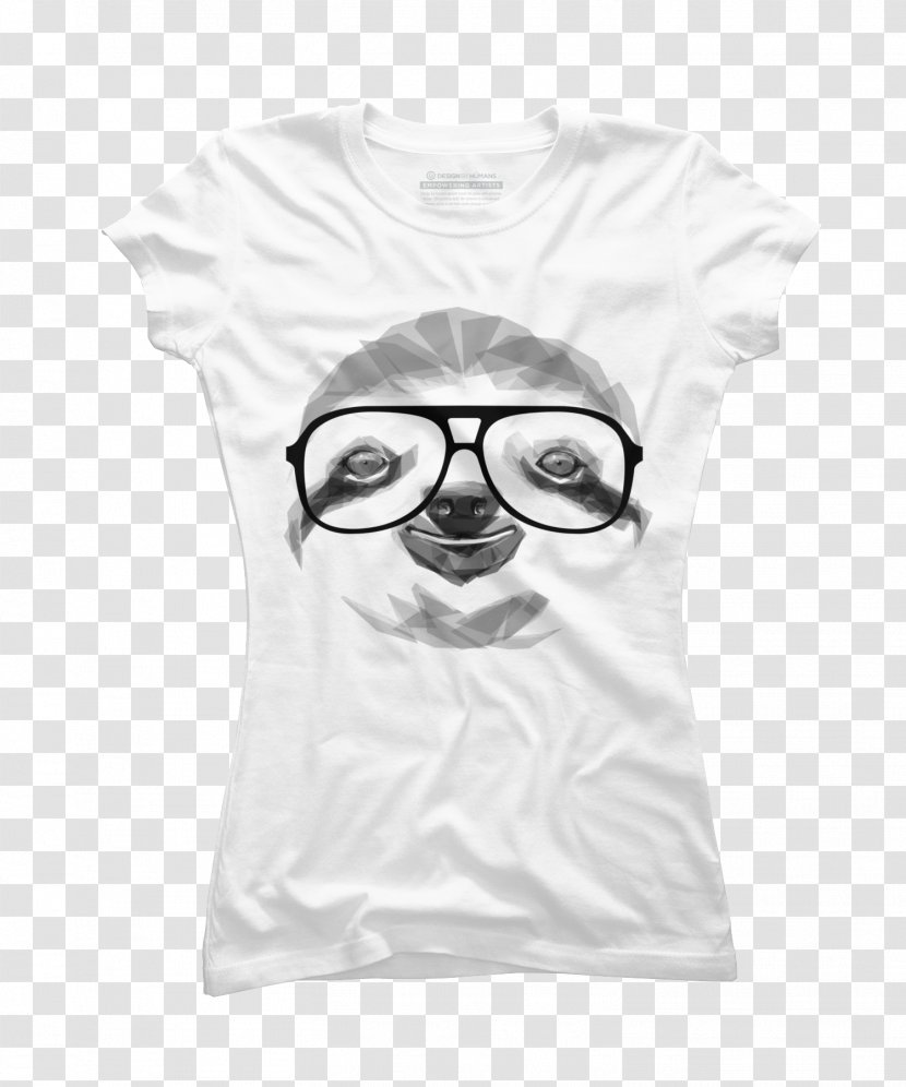Printed T-shirt Top Clothing - T Shirt - Sloth Hanging Transparent PNG