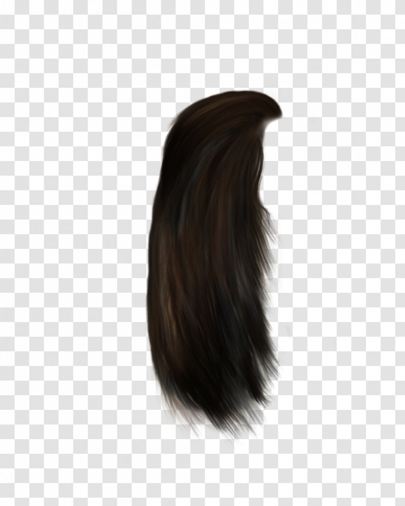 Black Hair Coloring Brown Long - Wig - 12 Transparent PNG