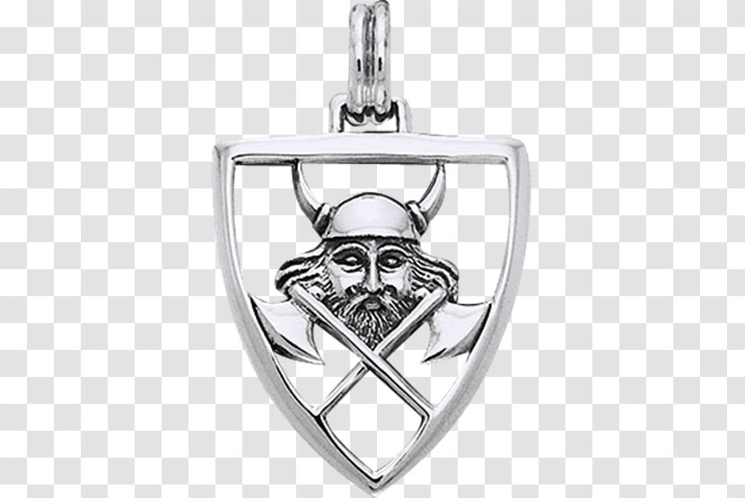 Locket Warrior Viking Charms & Pendants Jewellery - Sterling Silver - Shield Transparent PNG