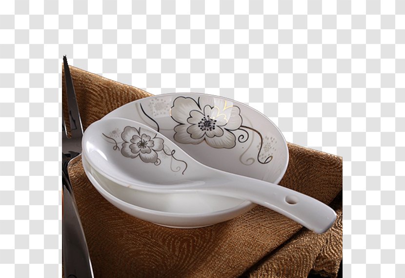 Tableware Ceramic Toilet Seat - Saucer And Spoon Transparent PNG