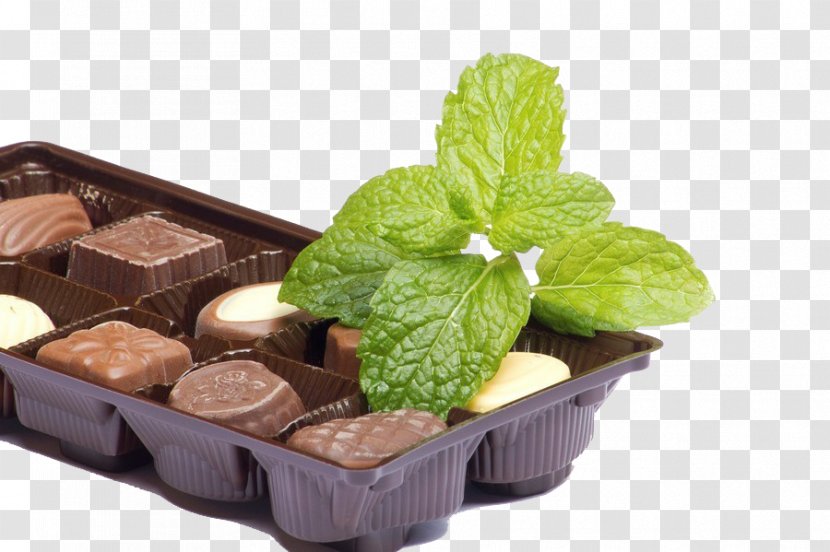 Herb Mint Chocolate - Food - And Closeup Transparent PNG