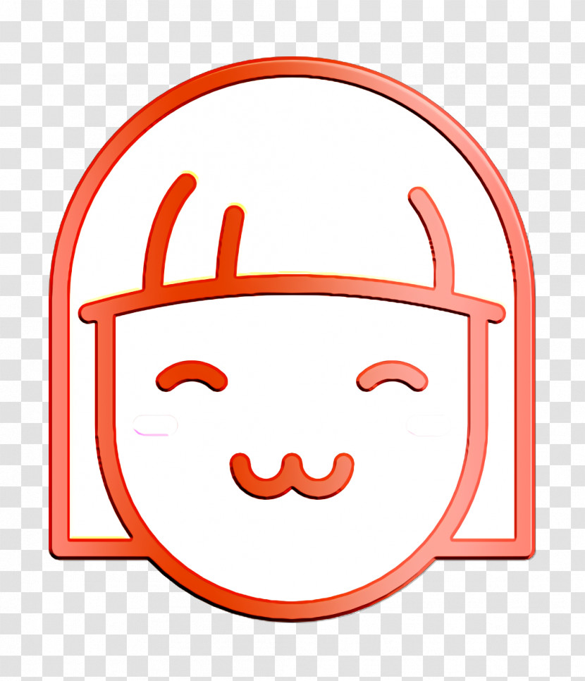 Happy Icon Girl Icon People Icon Transparent PNG