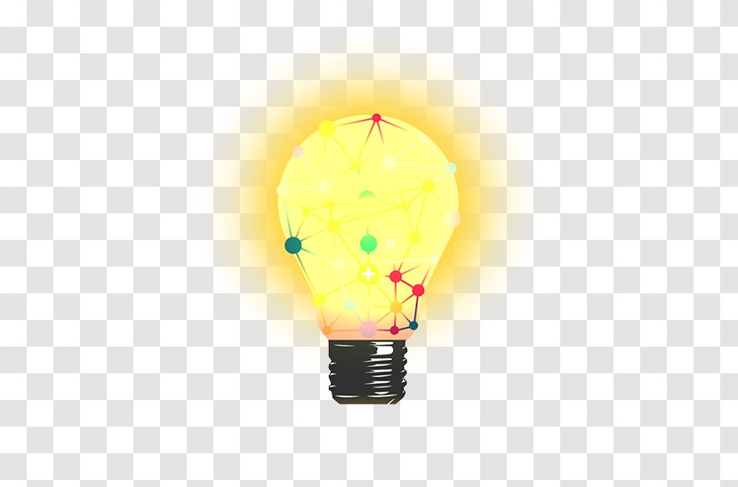Product Design Yellow Lighting - Incandescent Light Bulb - Bao Border Transparent PNG