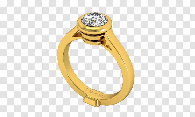 Engagement Ring Gold Jewellery Białe Złoto - Sortija Transparent PNG