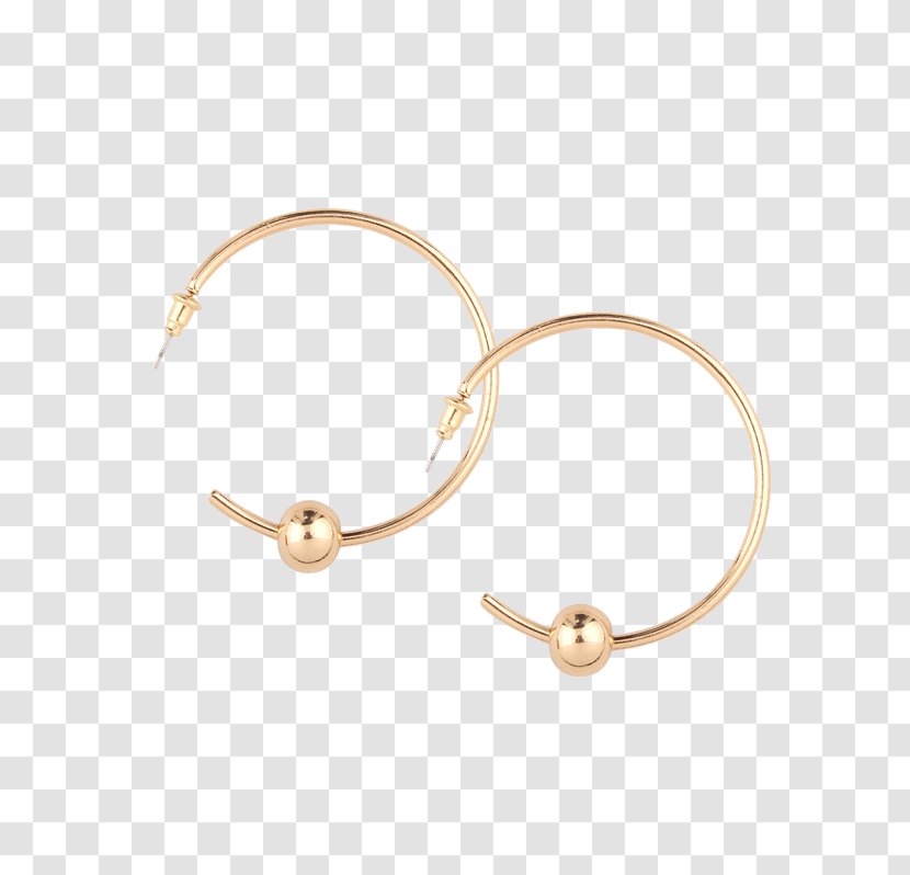 Earring Jewellery Bead Bracelet Gold - Body - Colored Metal Buckets Wholesale Transparent PNG