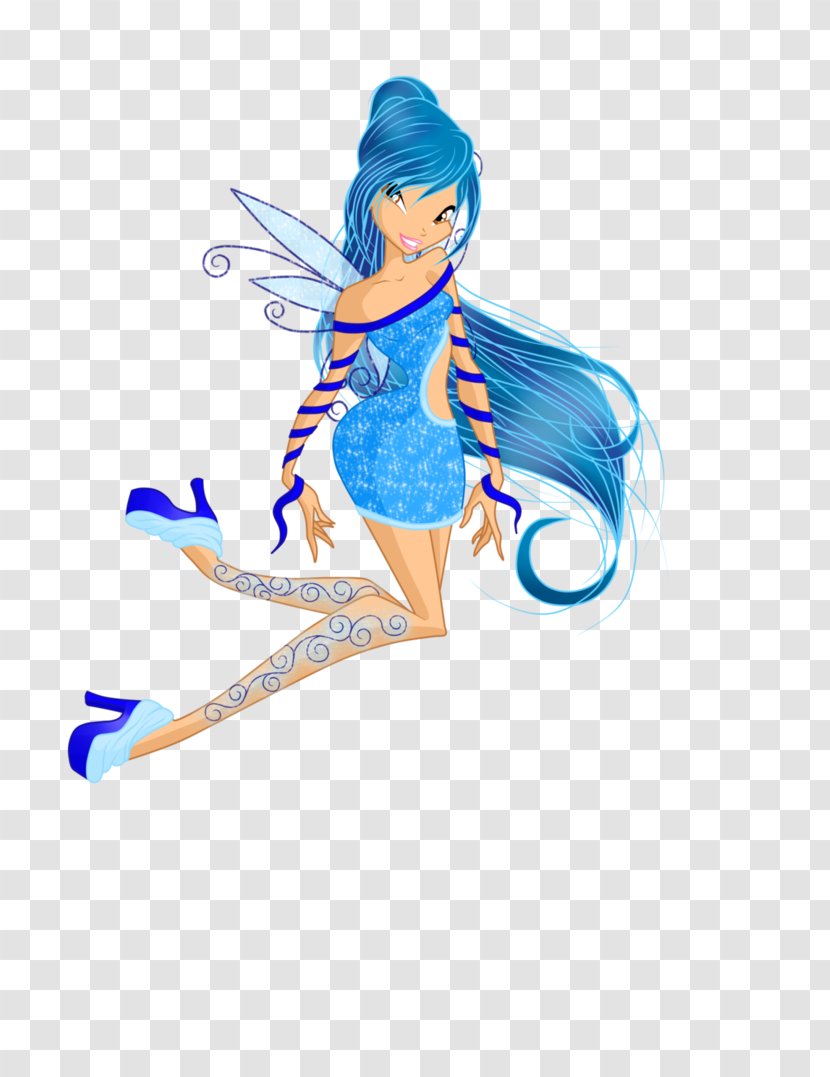 Drawing Mythix Sirenix Fairy Winx Club - Silhouette - Season 7Fairy Transparent PNG