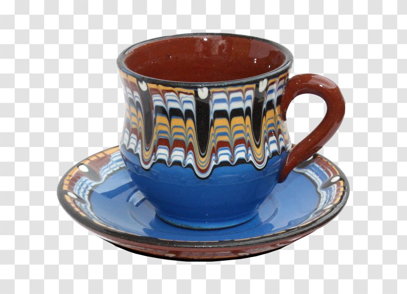 Coffee Cup Pottery Saucer Mug - Glass - Pattern Transparent PNG