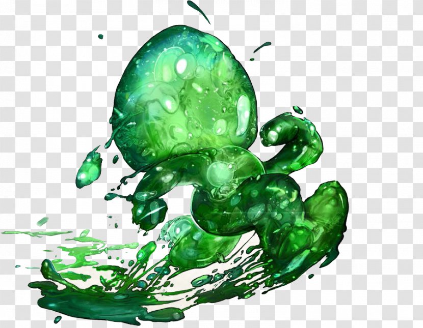 Dungeons & Dragons Pathfinder Roleplaying Game Ooze Green Slime Role-playing - Fictional Character - Fantasy Transparent PNG