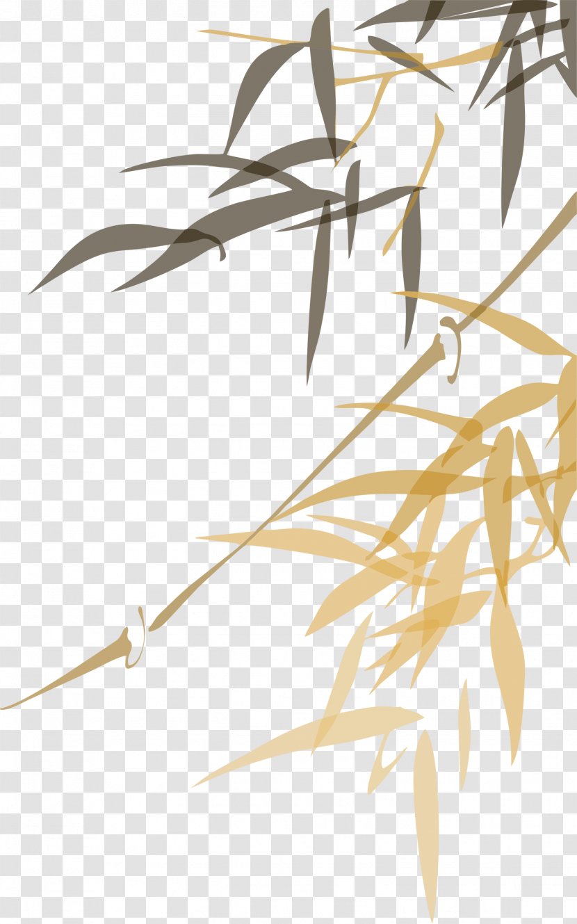 Ink Wash Painting Vector Graphics Bamboo Image - Shan Shui - China Wind Transparent PNG