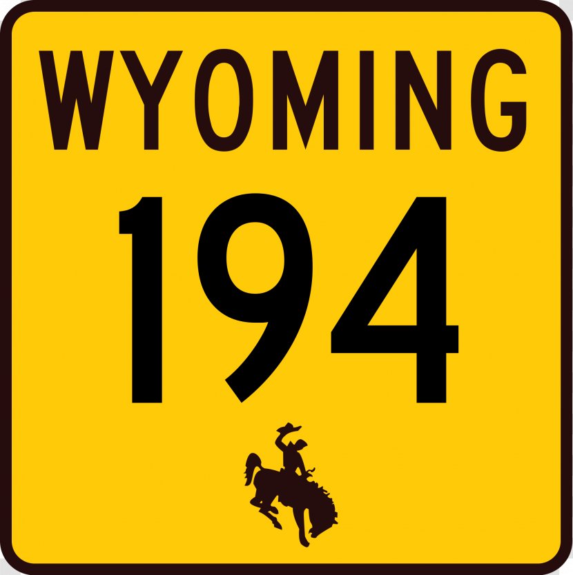 Number Manual On Uniform Traffic Control Devices Wyoming Highway 214 Road - Yellow - State Transparent PNG