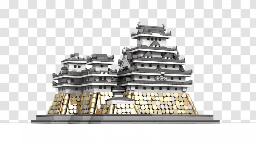 Himeji Castle Building Lichtenstein LEGO Transparent PNG