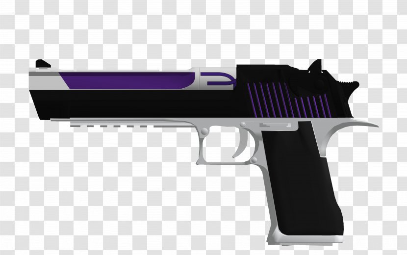Trigger Firearm Ranged Weapon Air Gun Barrel - Purple - Imi Desert Eagle Transparent PNG