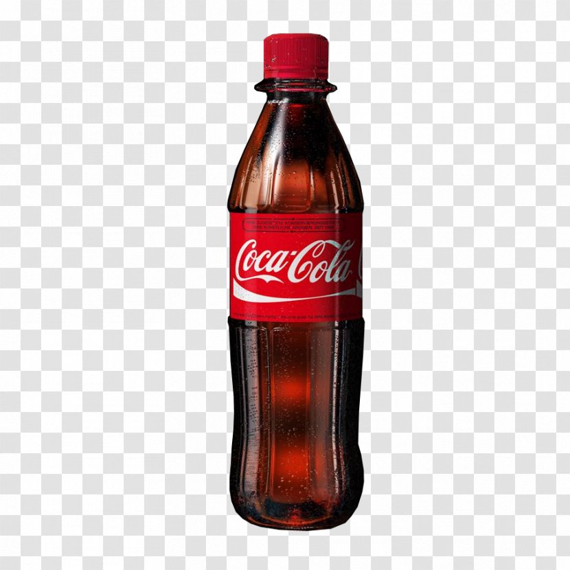 Coca-Cola Glass Bottle - Caffeine Free Coca Cola - Image Transparent PNG