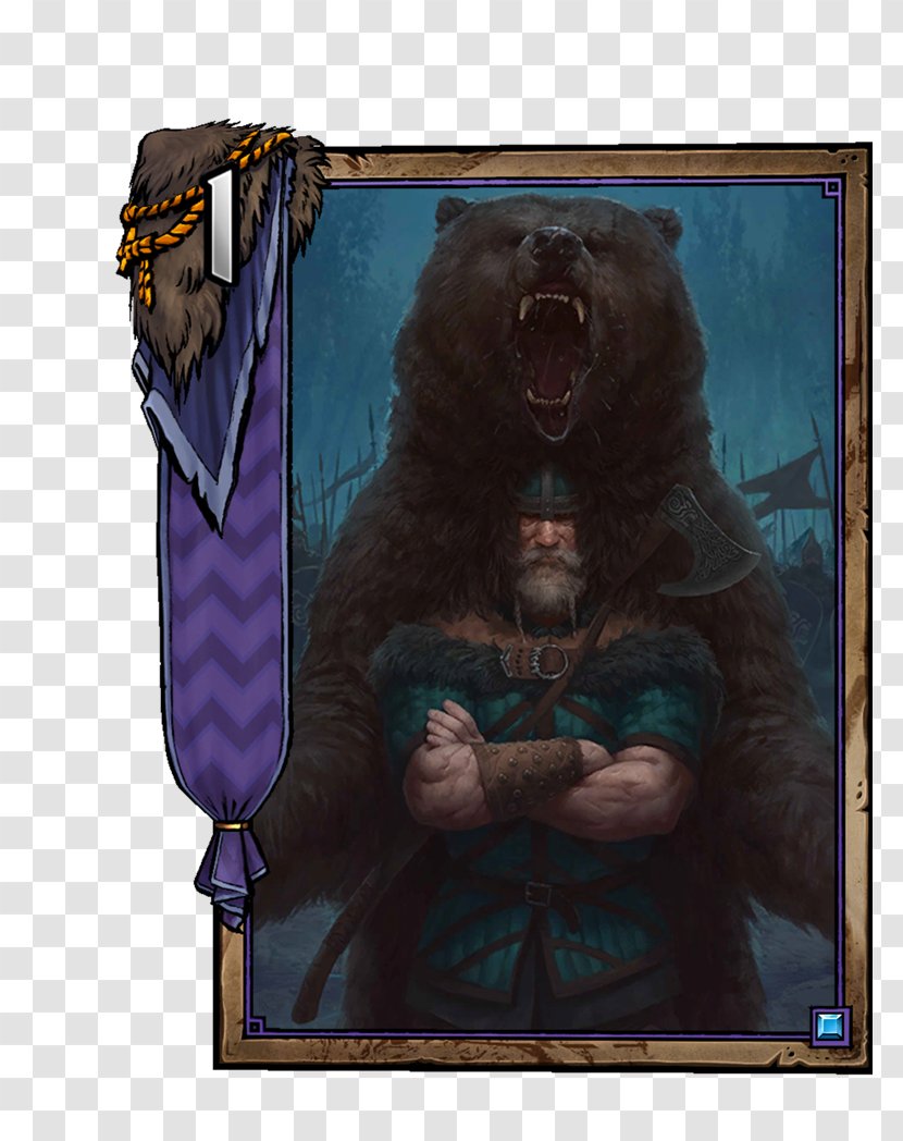 Gwent: The Witcher Card Game 3: Wild Hunt Video Wiki - Gogcom - Bear Attack Transparent PNG