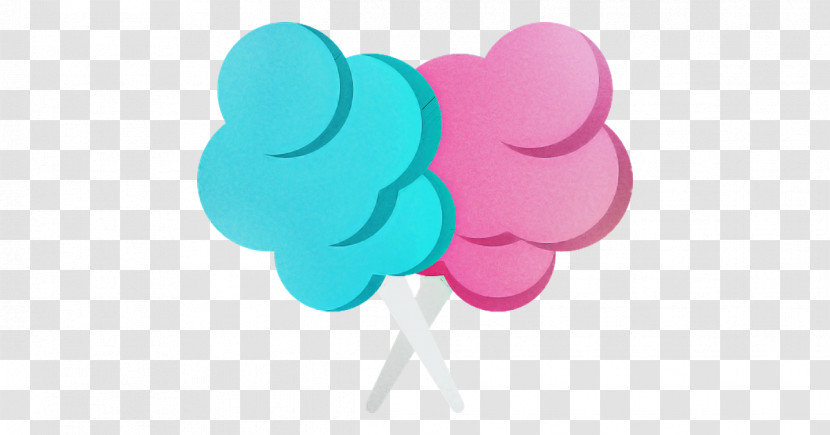 Pink Turquoise Cloud Material Property Confectionery Transparent PNG