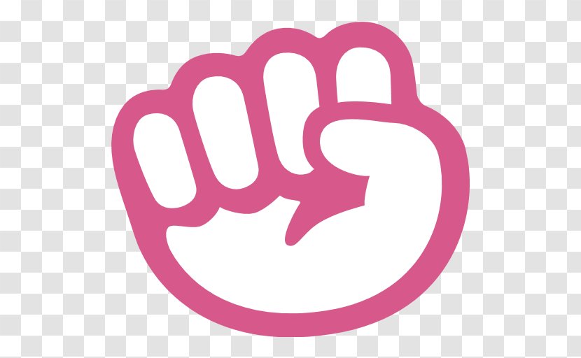 Emoji Raised Fist Symbol Noto Fonts - Greeting Transparent PNG
