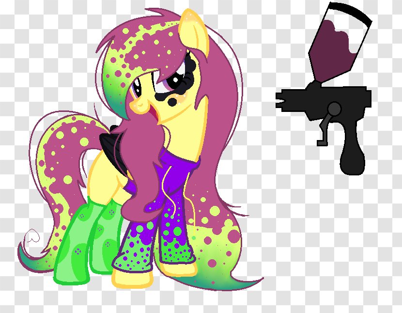 Pony Pinkie Pie Paint Gun - Flower Transparent PNG