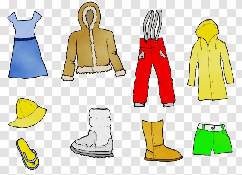 Yellow Clothing Outerwear Line Workwear - Paint - Style Costume Transparent PNG
