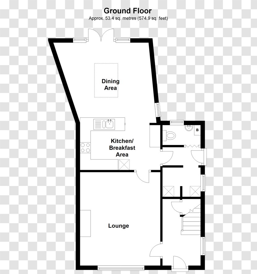 Paper Floor Plan Line Angle Product Design - White Transparent PNG