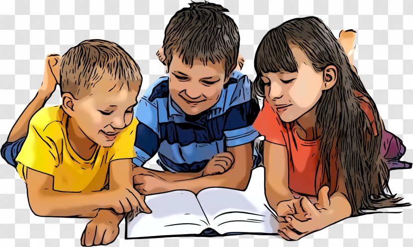 Child Learning Sharing Reading Tutor - Homework Play Transparent PNG