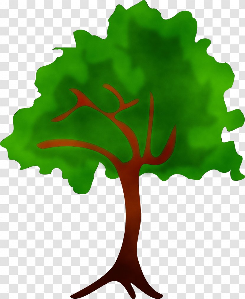 Arbor Day - Watercolor - Plant Stem Transparent PNG