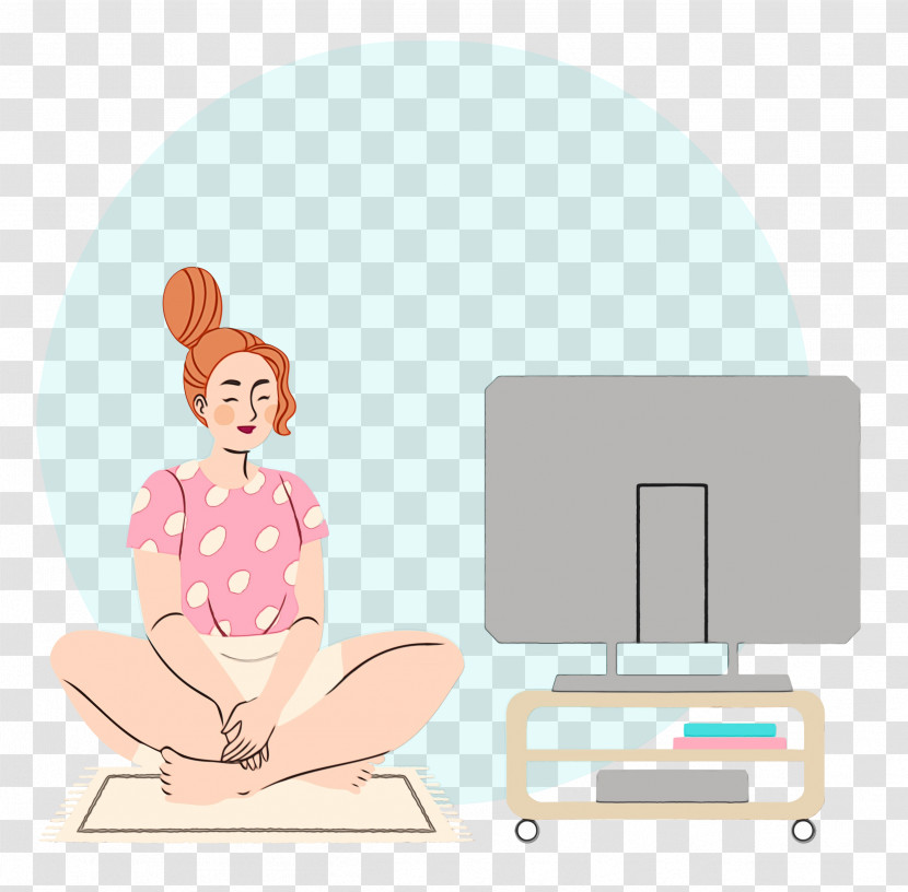 Cartoon Joint Sitting Meter Behavior Transparent PNG