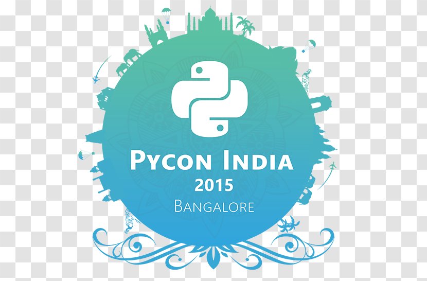 Python Conference India Computer Programming Language - Aqua Transparent PNG