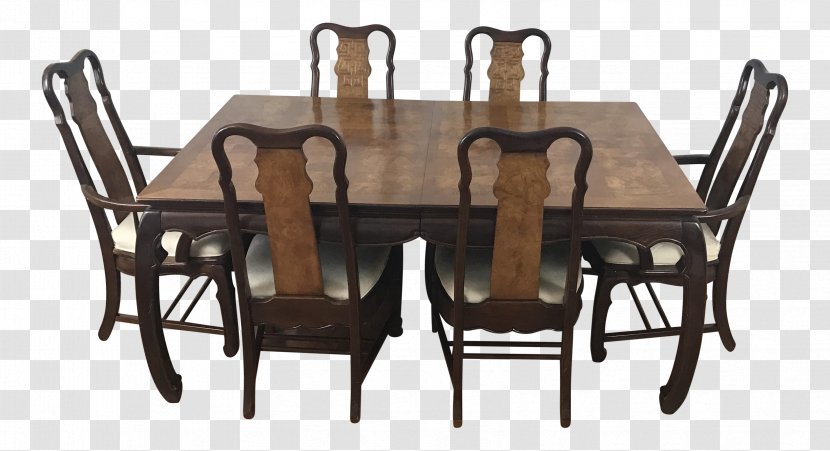 Table Chair Dining Room Matbord Chinese Chippendale Transparent PNG