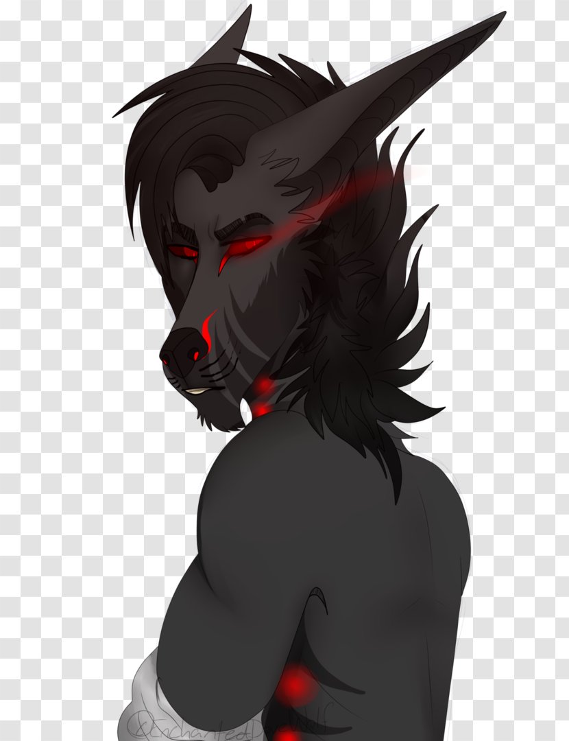 Demon Horse Mammal Illustration Headgear - Muscle Wolf Transparent PNG