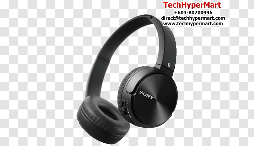 Sony MDR-ZX330BT Headphones Headset ZX220BT Bluetooth - Wireless Speaker - Headsets Mic Transparent PNG