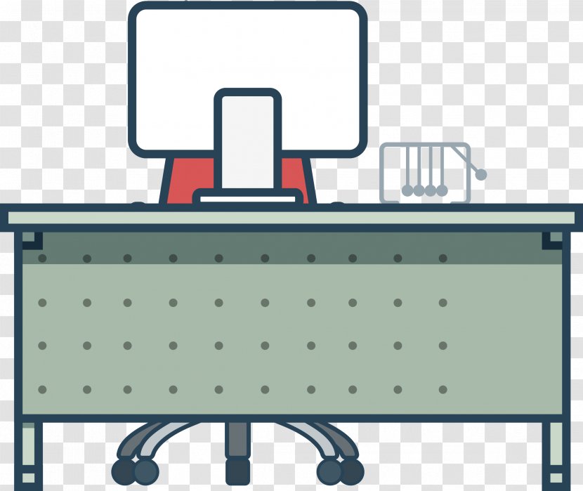 Table Chair Design Biuras Desk - Technology - Device Transparent PNG