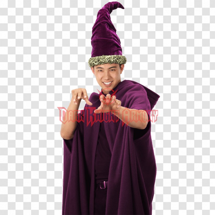 Robe Costume Party Hat Magician - Finger Transparent PNG