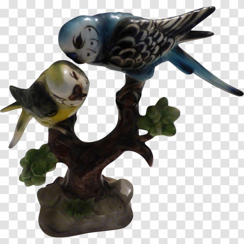 Parakeet Figurine Meissen Porcelain Ceramic - The Blue And White Transparent PNG