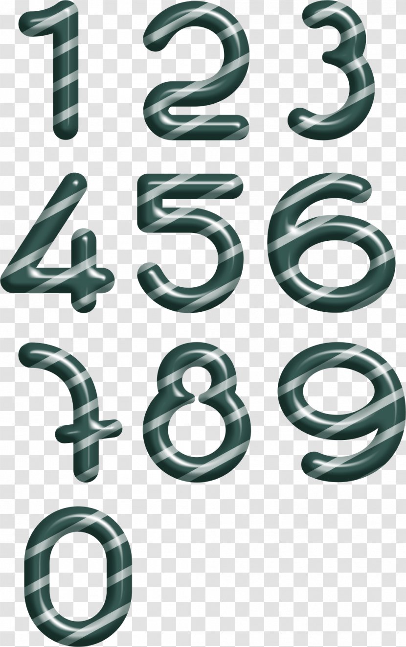 Numerical Digit Rakam Symbol Number Letter - Metal - 4 Transparent PNG