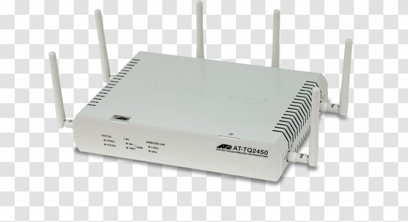 Wireless Access Points Allied Telesis AT TQ2450 - Router - Radio Point Drahtlose Basisstation 802.11a/b/g/n Dualband LANOthers Transparent PNG