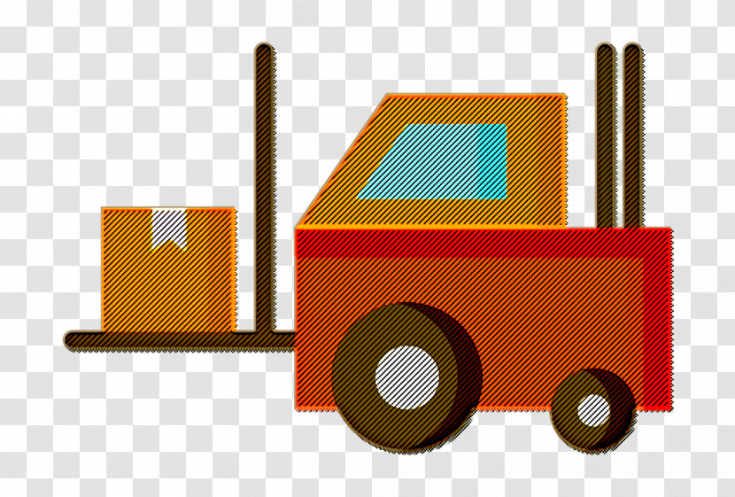 Logistic Icon Forklift Icon Transparent PNG