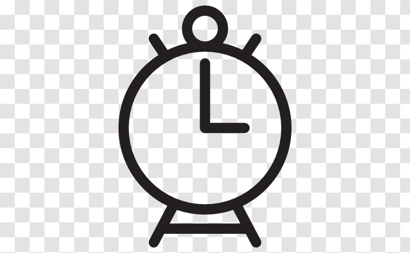 Alarm Clocks Timer - Black And White - Clock Transparent PNG
