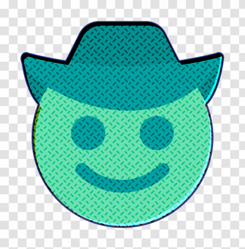 Emoji Icon Cowboy Icon Smiley And People Icon Transparent PNG