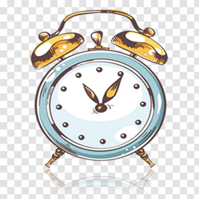 Alarm Clock Longcase Illustration - Drawing Transparent PNG
