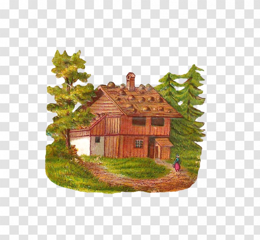 House Log Cabin Free Content Clip Art - Tree - Cliparts Transparent PNG