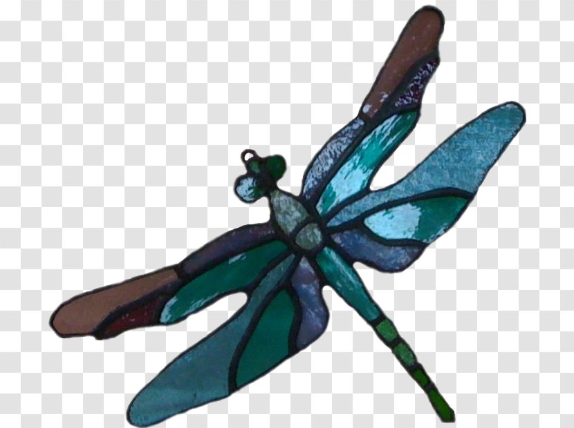Teal Dragonfly Insect Wing Turquoise - Mosaic Transparent PNG
